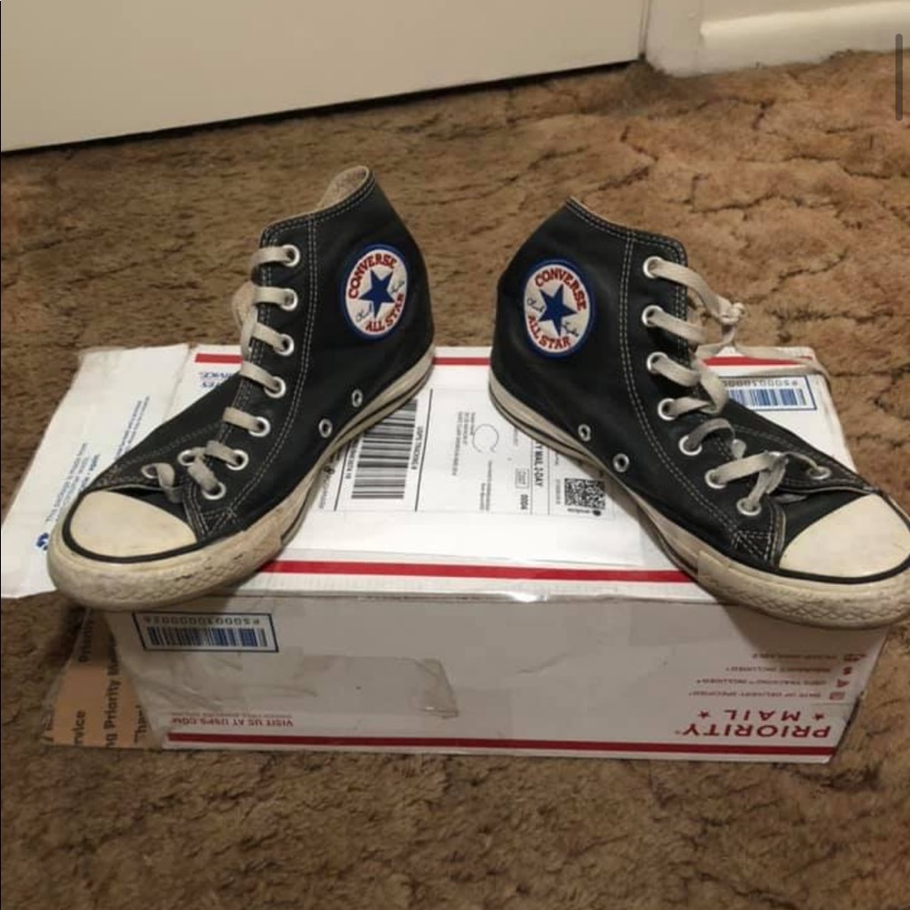 Black Hi-Top Converse